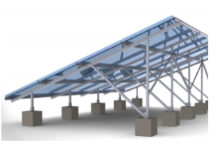 Cement Based Solar Mounting System